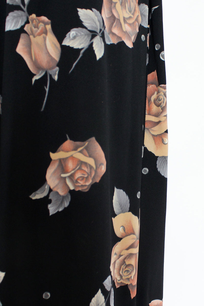 Rose & Raindrop 70s Maxi Dress M