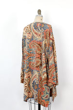 Patterned Silk Tunic Duster