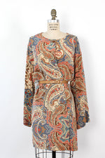 Patterned Silk Tunic Duster