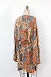 Patterned Silk Tunic Duster