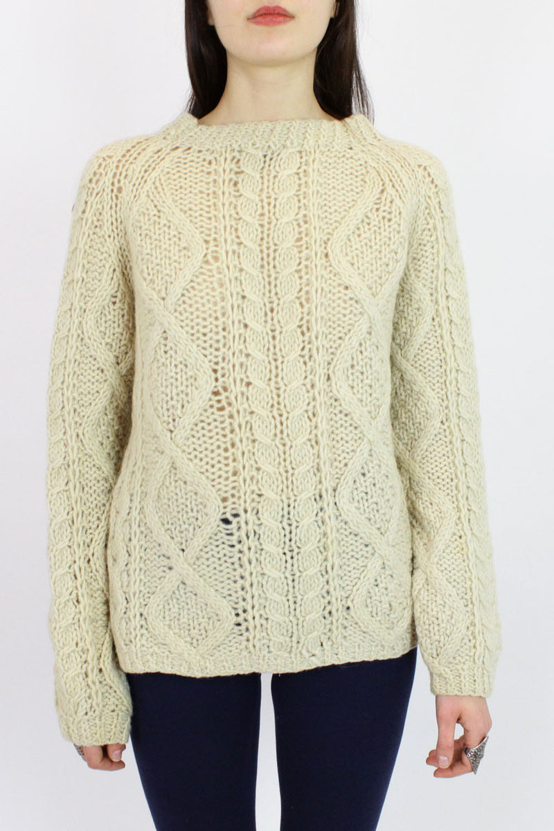 SALE... Fisherman Sweater M