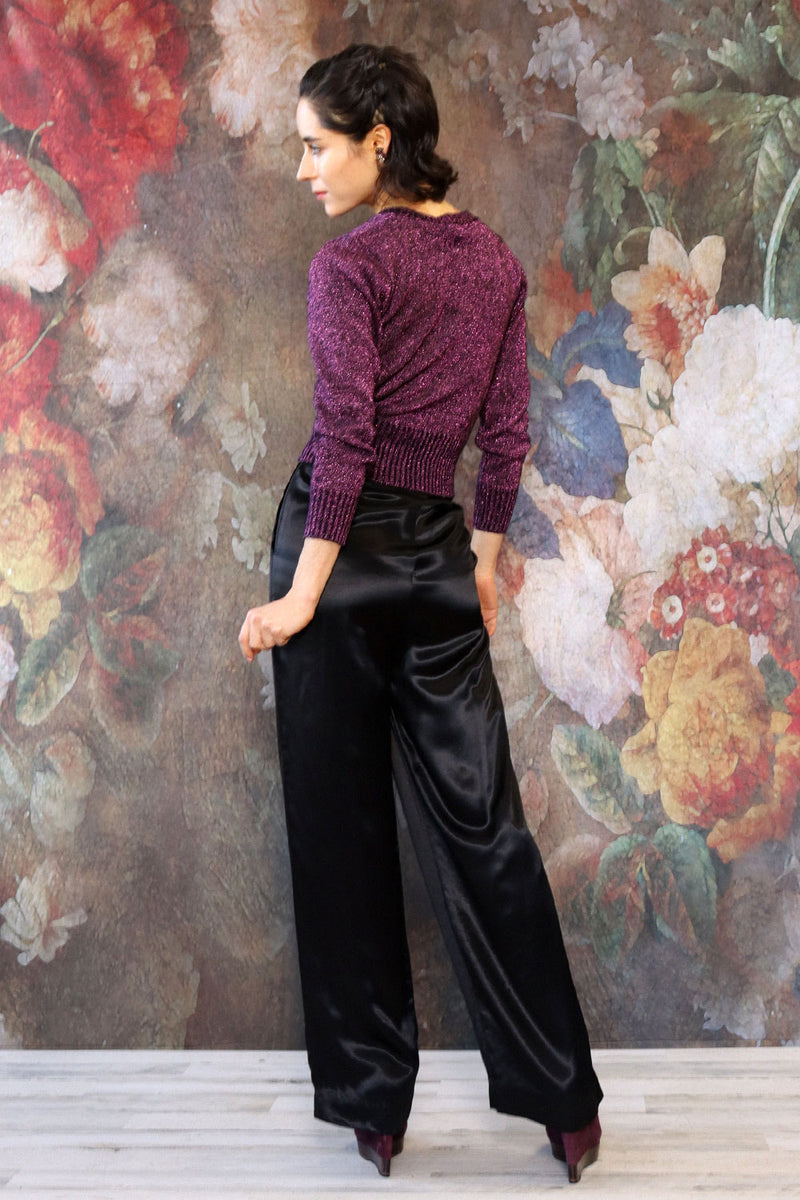 Satin Wide Leg Pants