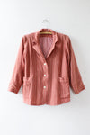 Pink Pinstripe Blazer M