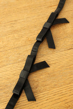 Satin Double Bow Belt XS/S