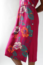Young Edwardian Mandarin Floral Dress S