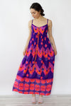 Neon Lace-up Psychedelic Maxi XS-M