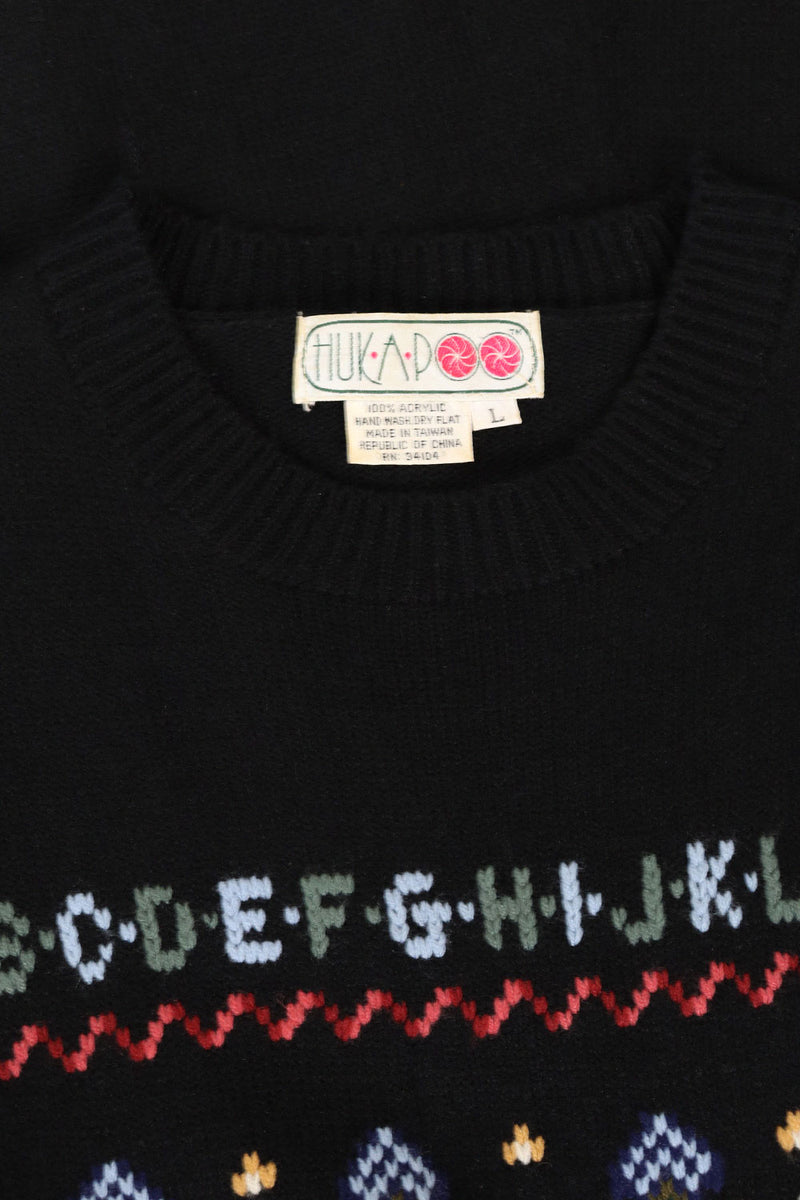 Huk•A•Poo ABC Sweaterdress M/L
