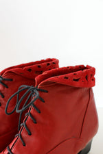 Madonna Cutout Ankle Boots 6 1/2