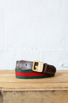 Vintage Gucci 70s Stripe Belt