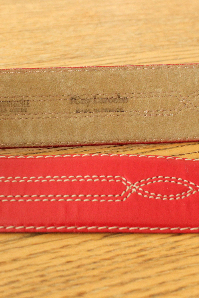 Guy Laroche Ruby Leather Belt XS/S