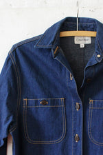 Indigo Denim Shirtdress S/M