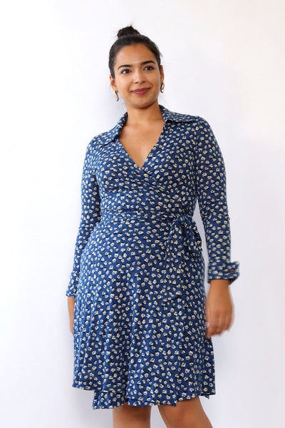 DVF Rose Wrap Dress M
