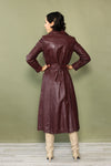 Braefair Mulberry Leather Trench XS/S