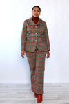 Crimson & Clover Plaid Suit M/L