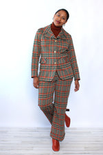 Crimson & Clover Plaid Suit M/L