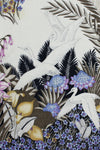 vintage crane kimono