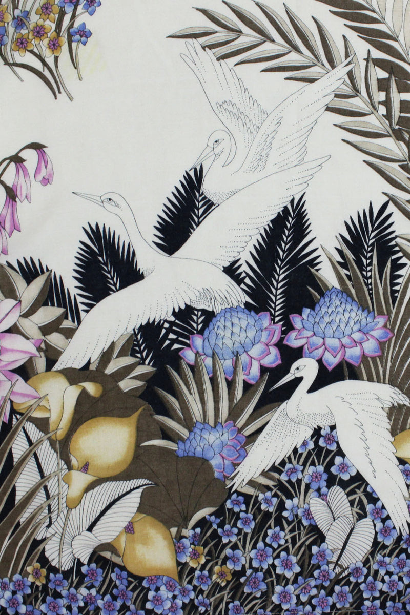 vintage crane kimono