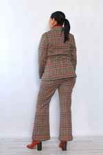 Crimson & Clover Plaid Suit M/L