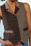 Tweed Collage Vest M