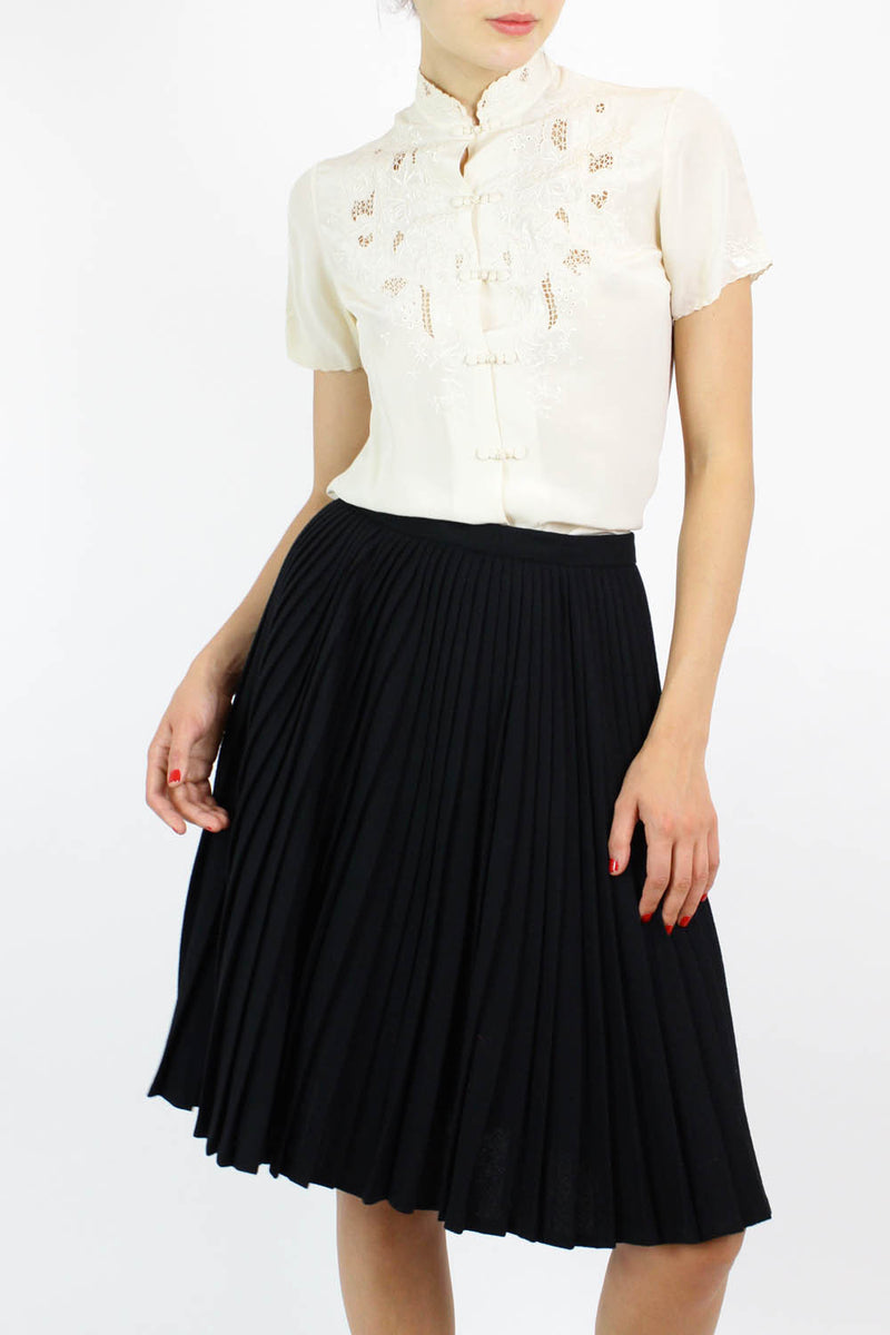 Accordian swing skirt S