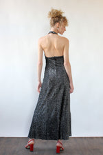 Twinkling Halter Maxi Dress S/M