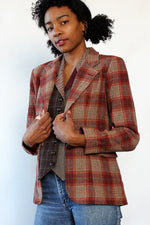Lou Berry Plaid Blazer S/M