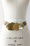 Abstract Brass Lock Belt