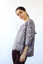 Vera Wang Beaded Crystal Top XS-M