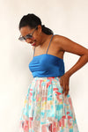 Expressionist Village Scene Skirt L