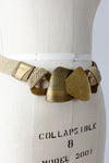 Abstract Brass Lock Belt
