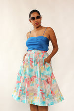 Expressionist Village Scene Skirt L