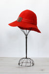Ohrbach's Crimson Felt Hat