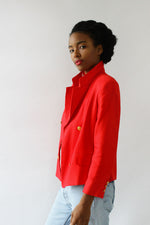 Cherry Boxy Blazer S/M