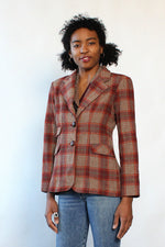 Lou Berry Plaid Blazer S/M