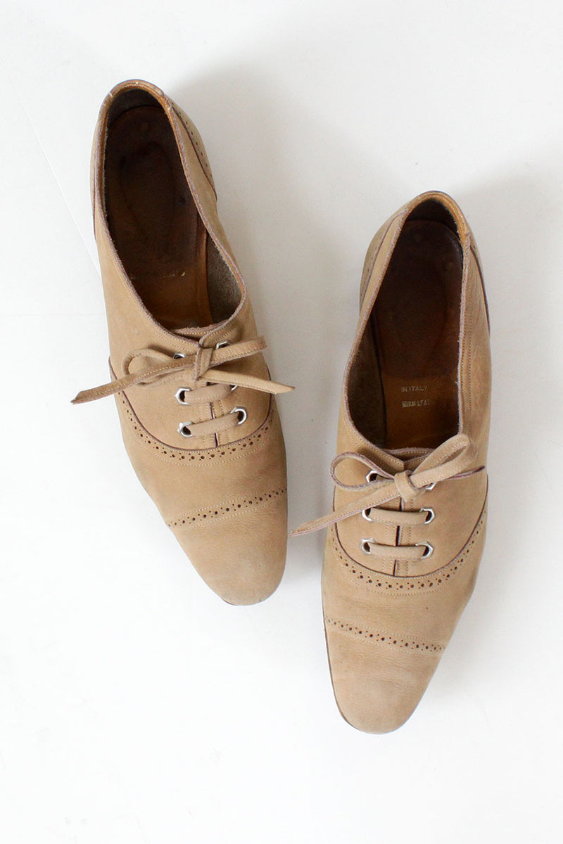 Suede Velvet Oxfords 7