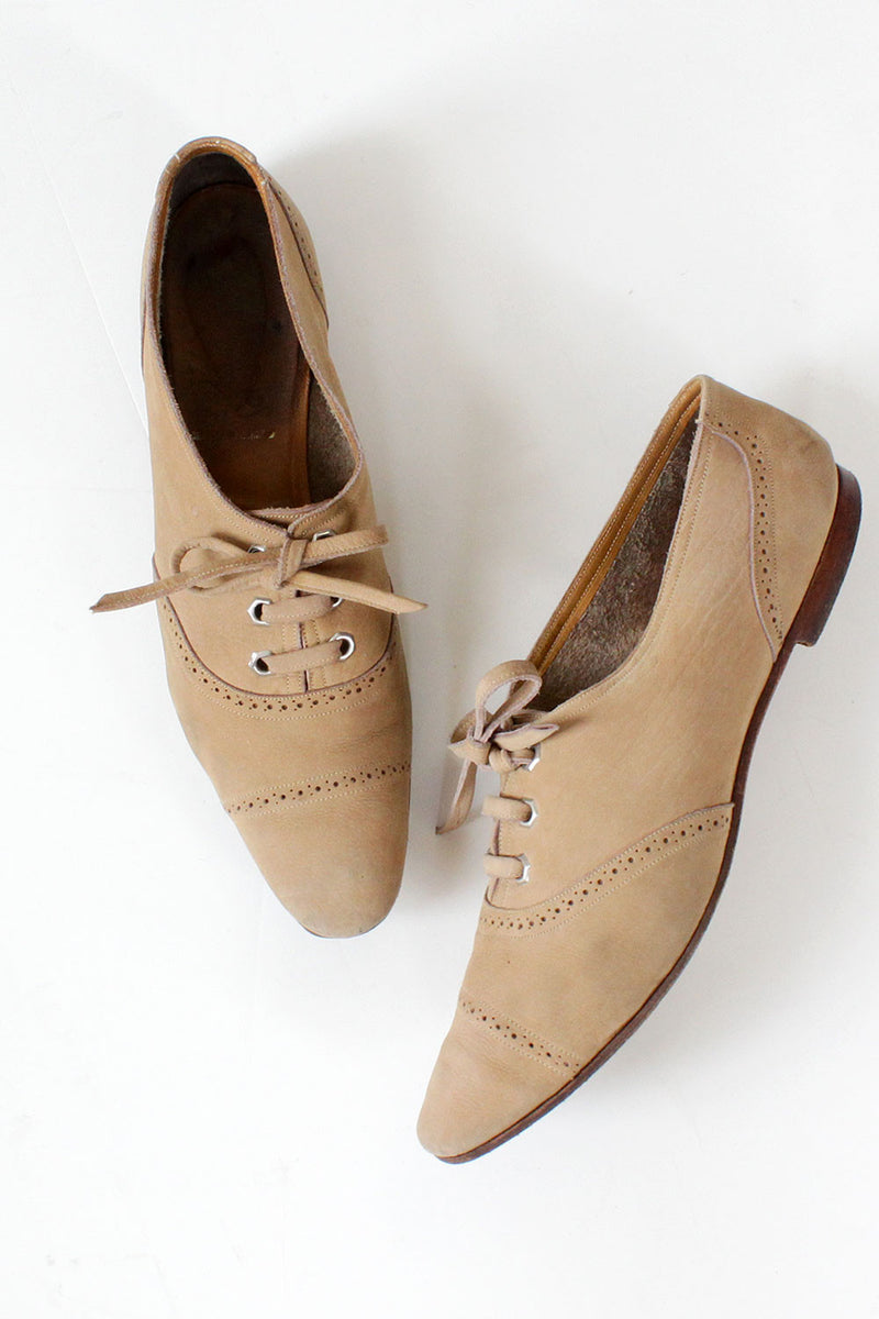 Suede Velvet Oxfords 7