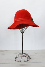 Ohrbach's Crimson Felt Hat