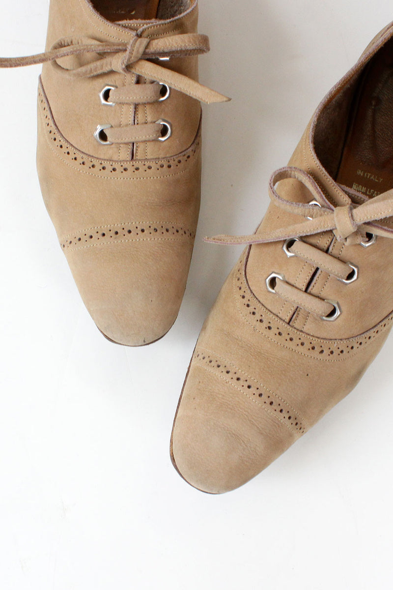 Suede Velvet Oxfords 7