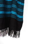 Turquoise & Black Wave Dress