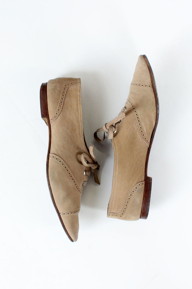 Suede Velvet Oxfords 7