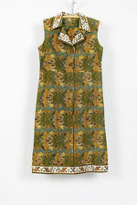 Olive Batik Shirtdress S/M