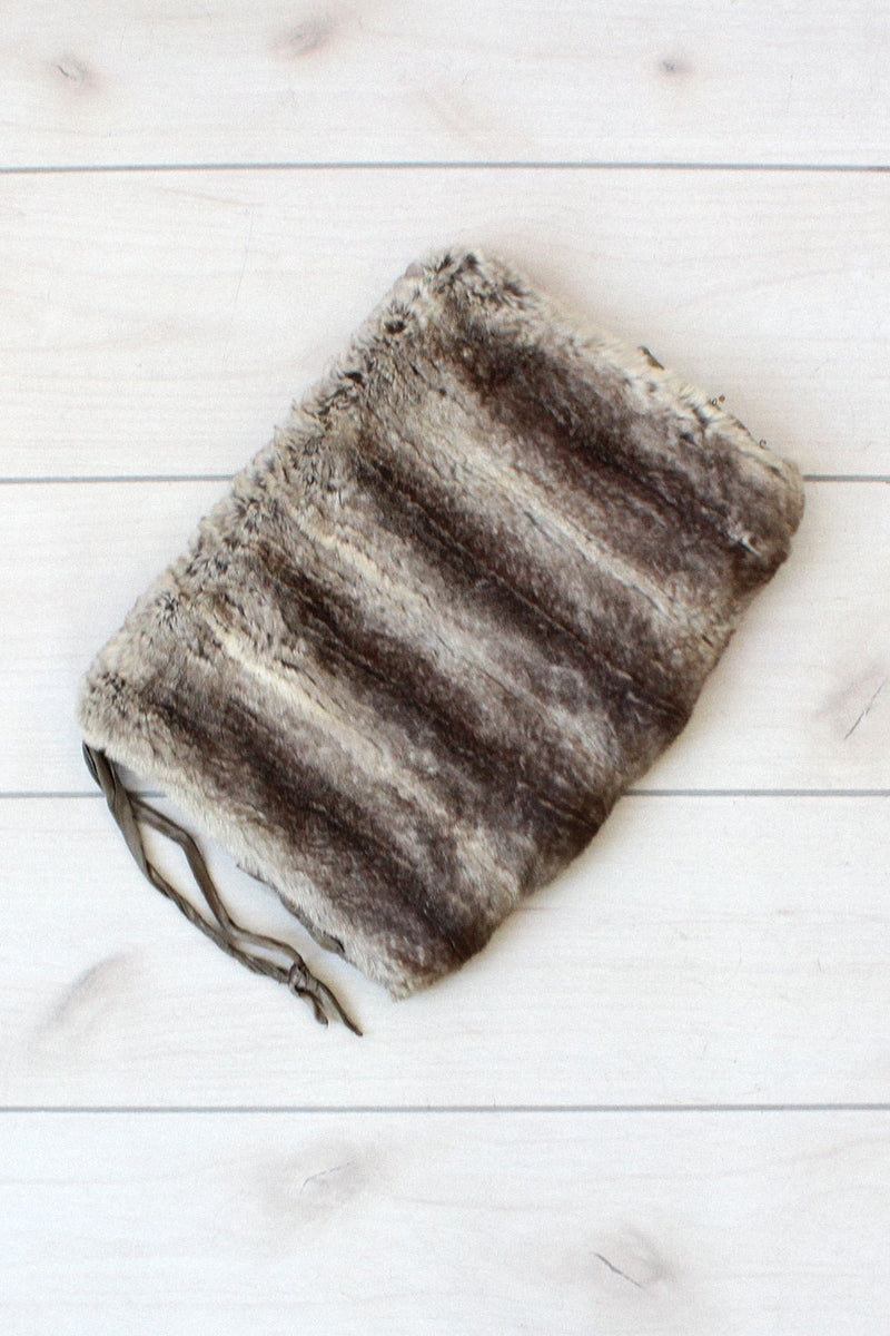 1940s Pewter Fur Muff