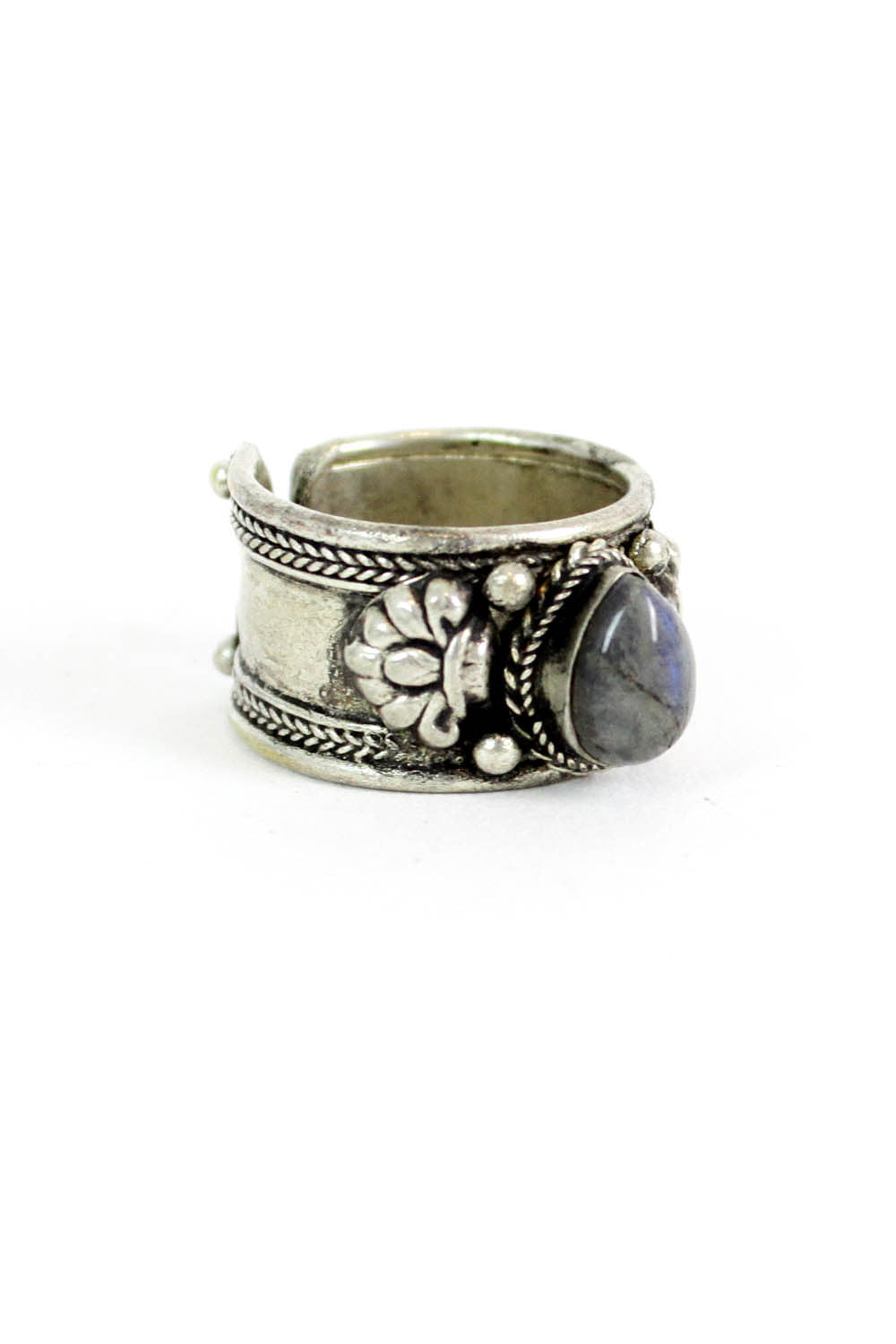 gemstone tribal ring