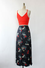 Maggie Satin Floral Skirt M/L