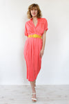 Coral Pencil Dress XS