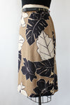 Neutral Fern Print Skirt S/M