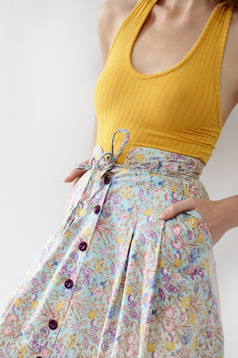 Wildflower Pleated Skirt XS