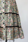 Jerry Floral Prairie Halter Dress S/M
