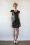 Haute Black Leather Dress S