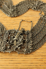 Indo-Craft Filigree Dagger Necklace